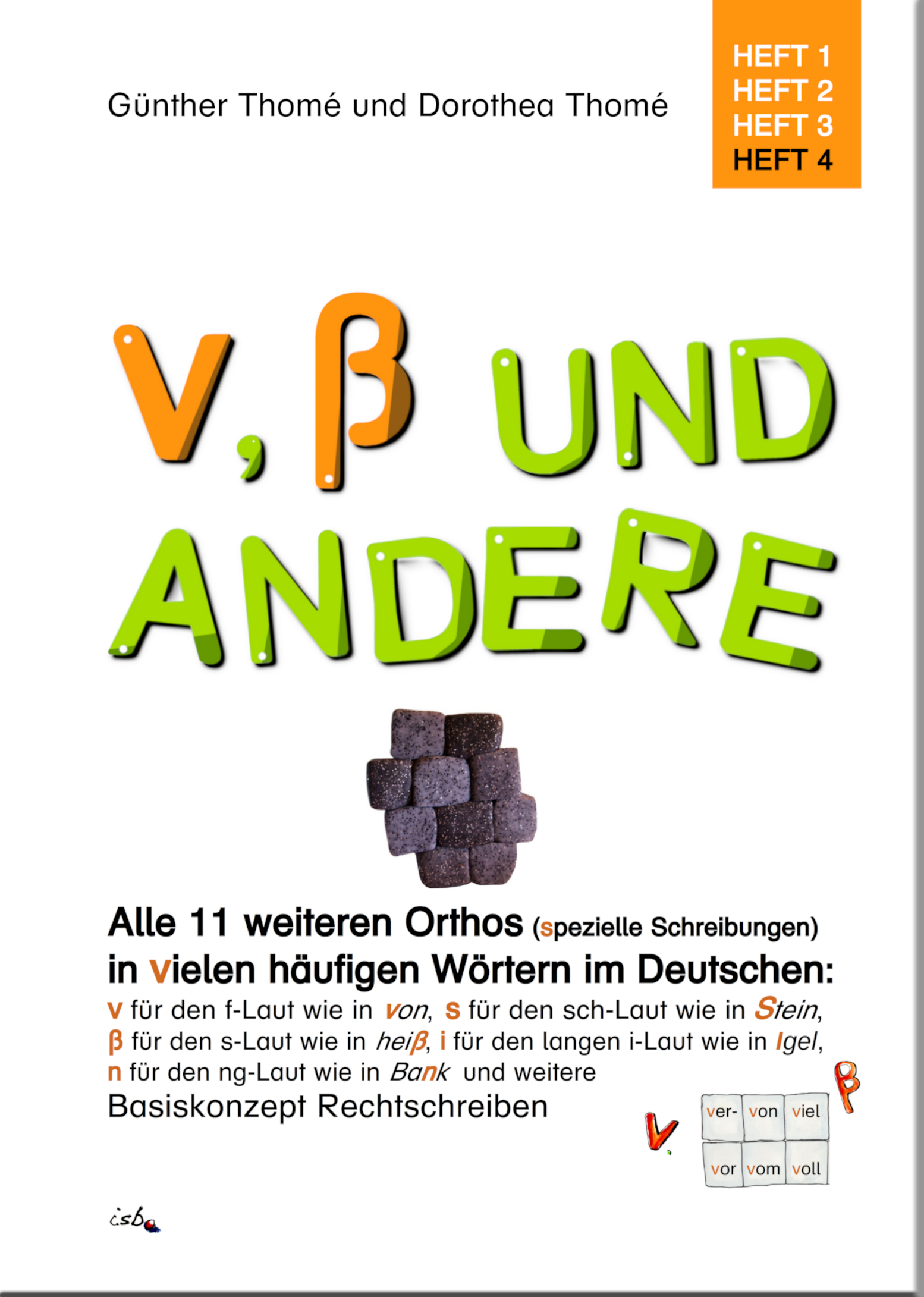 Titelbild v, ß und andere: alle 11 weiteren Orthos. Basiskonzept Rechtschreiben