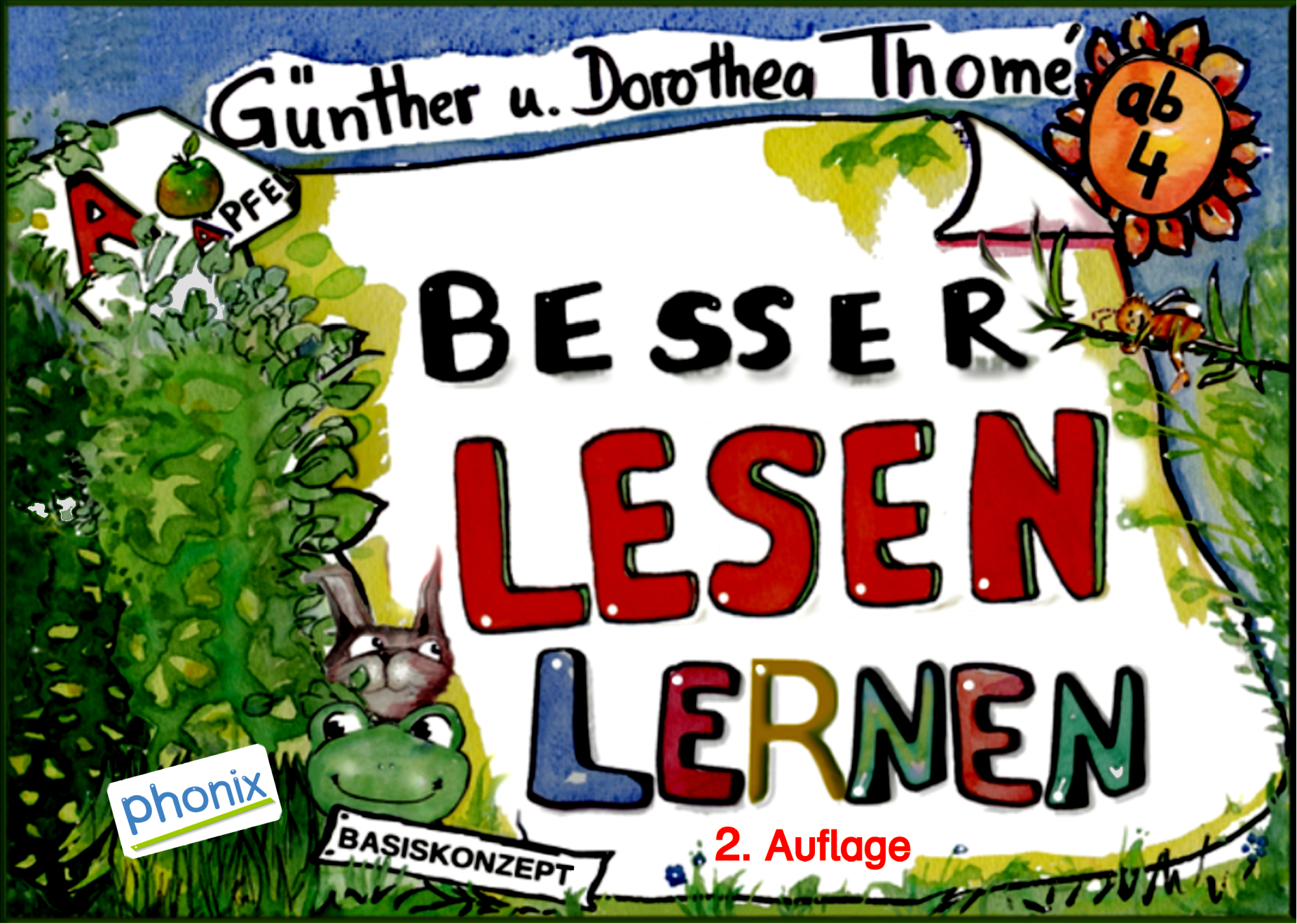 Titelbild Besser lesen lernen. Erste Schrifterfahrung, Basiskonzept Lesen - phonix