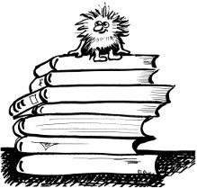 Zeichnung Bücherknosti